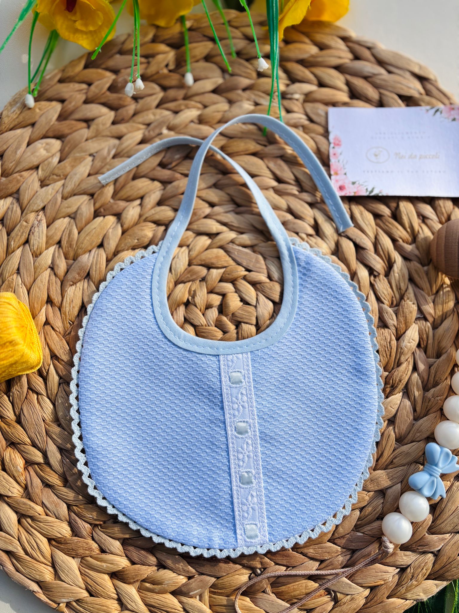 BAVETTO NASTRINO CENTRALE CIELO - Noi da piccoli