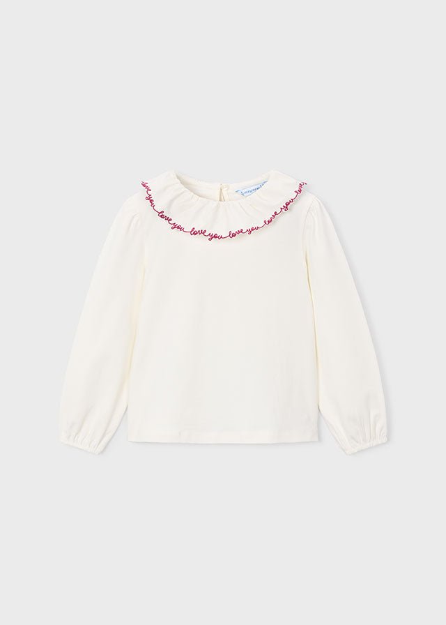 Blusa COTONE CALDO AVORIO - Noi da piccoli