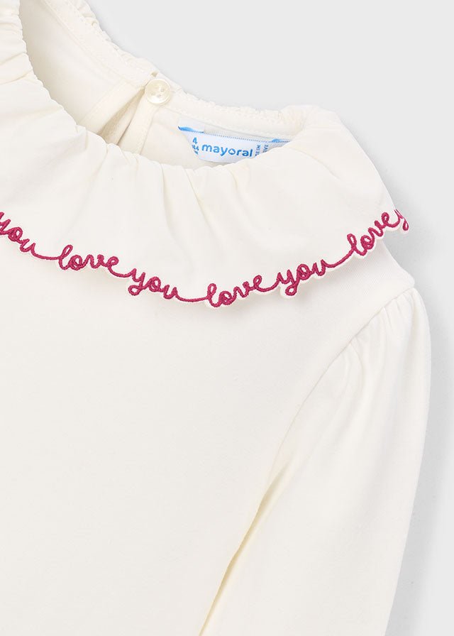 Blusa COTONE CALDO AVORIO - Noi da piccoli