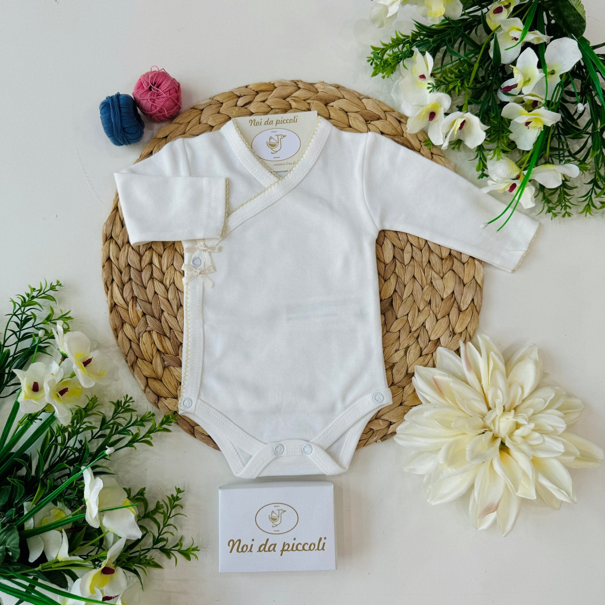 BODY ANTIPANICO CRUDO MANICA LUNGA - Noi da piccoli