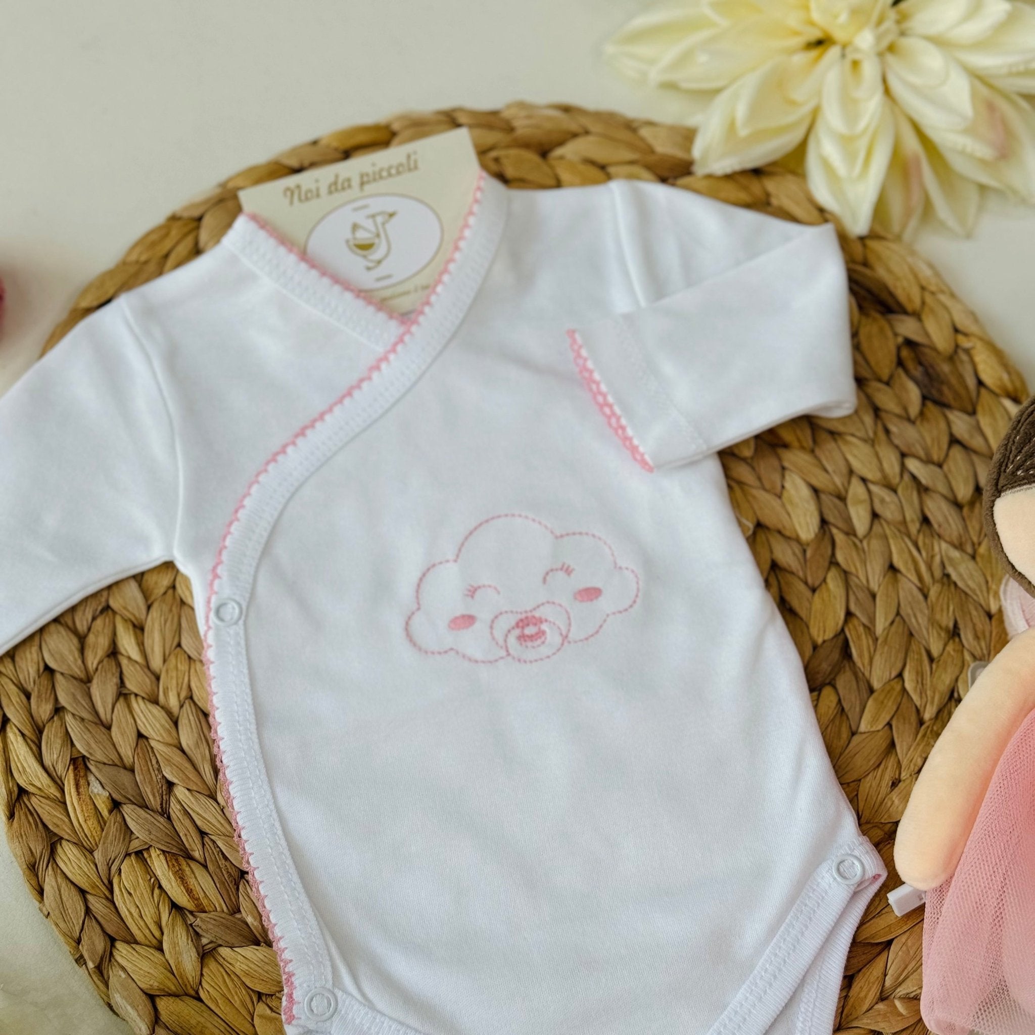 BODY ANTIPANICO ROSA CALDO COTONE NUVOLA - Noi da piccoli