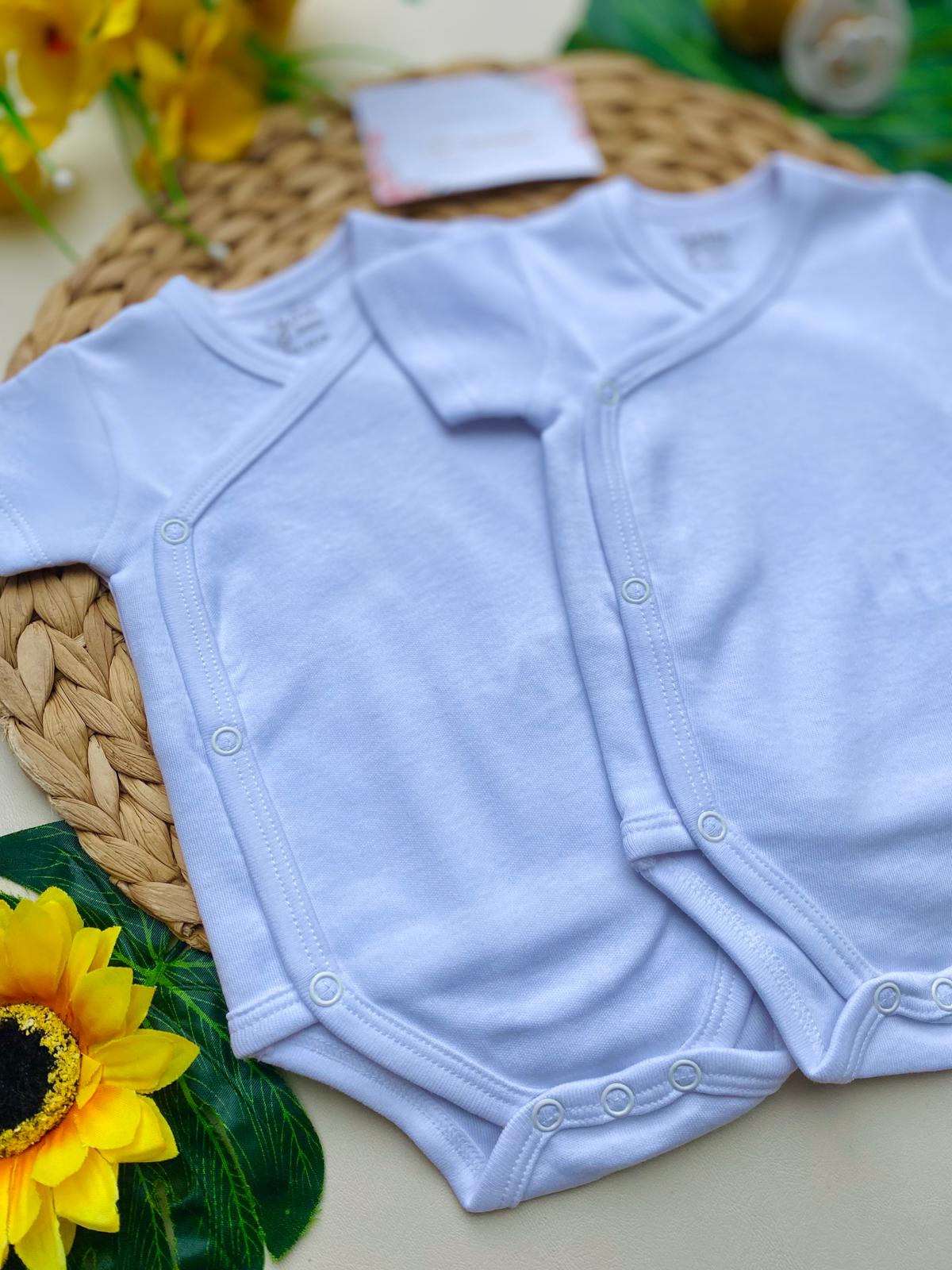 body bi - pack 100 % COTONE BIANCO - Noi da piccoli