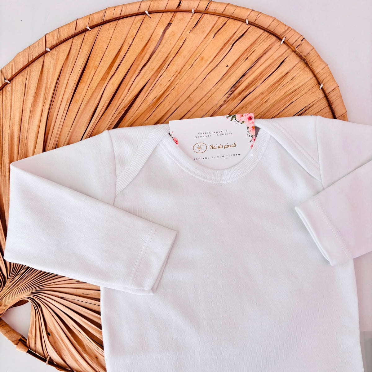Body Classic Americano Bianco Babidu - Noi da piccoli