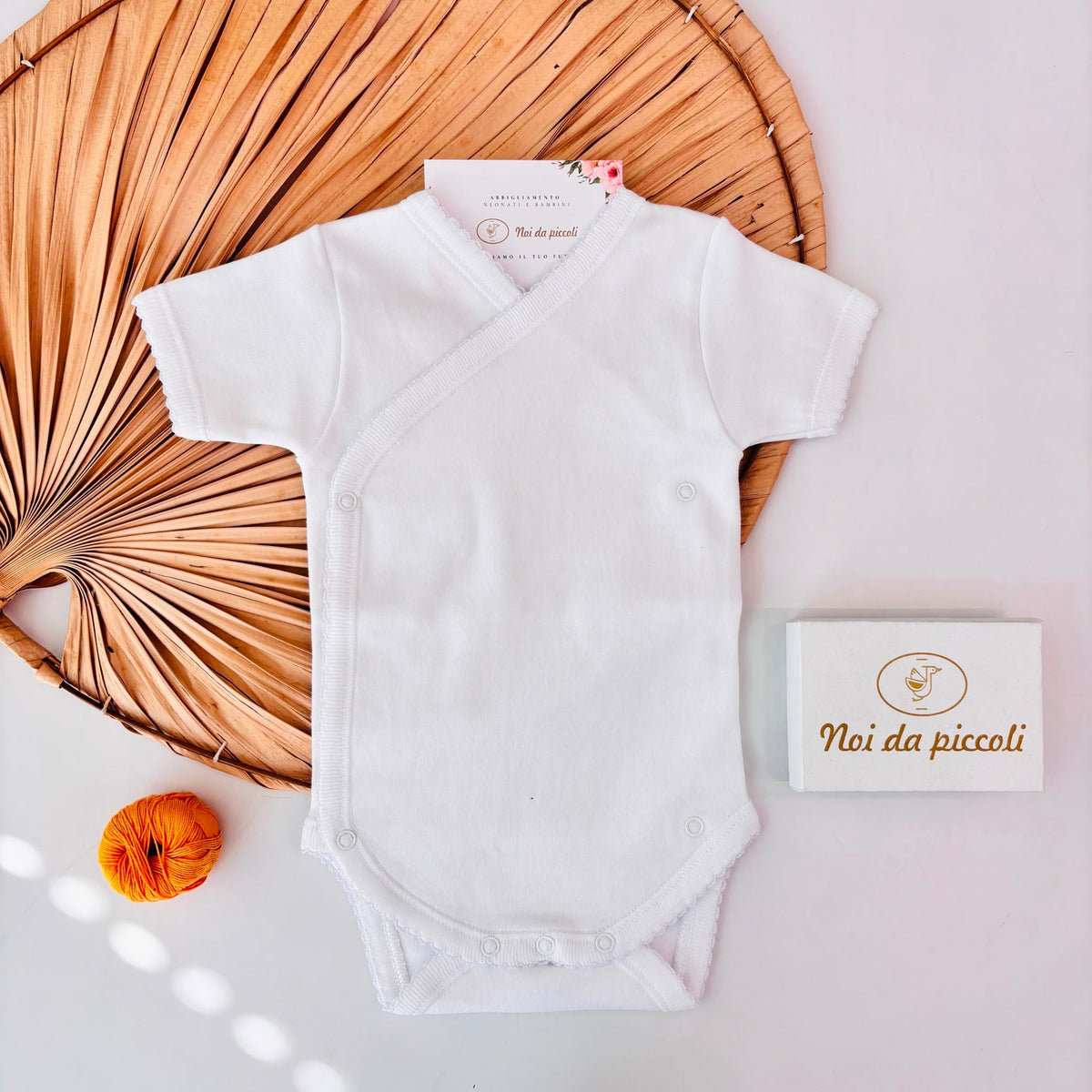 Body Cru Bamboo Bianco Babidu - Noi da piccoli
