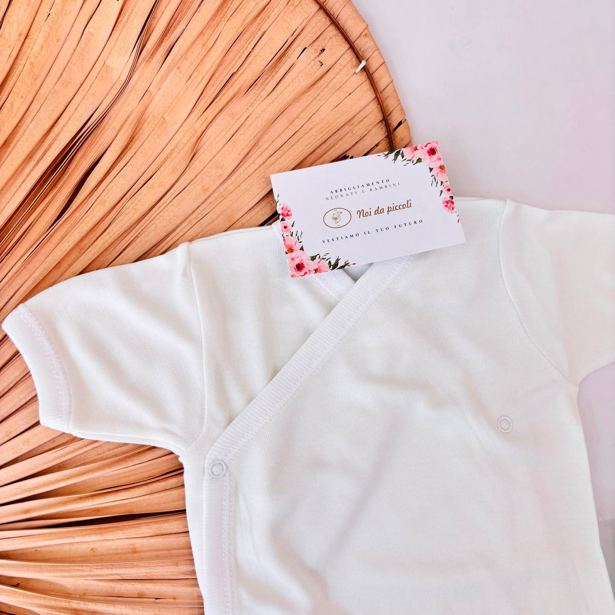 Body Cru Bamboo Bianco Babidu - Noi da piccoli