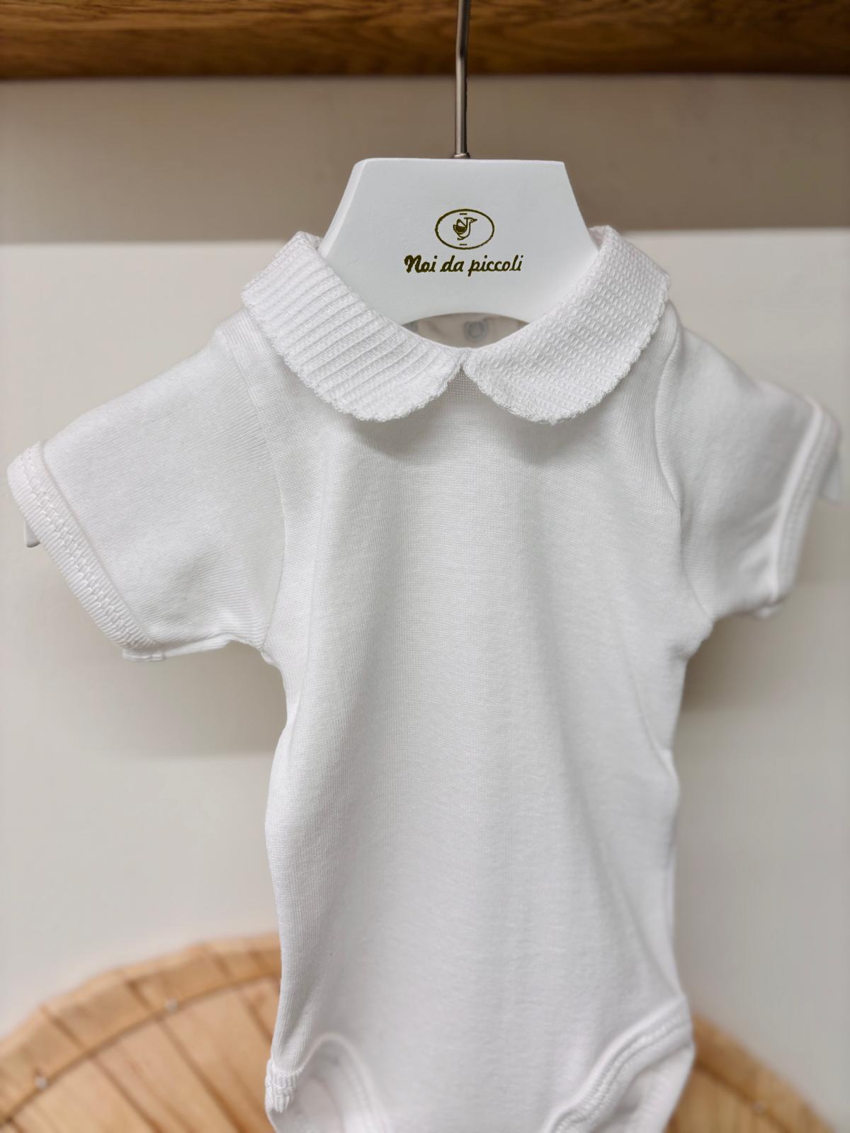 BODY IN COTONE BIANCO - Noi da piccoli