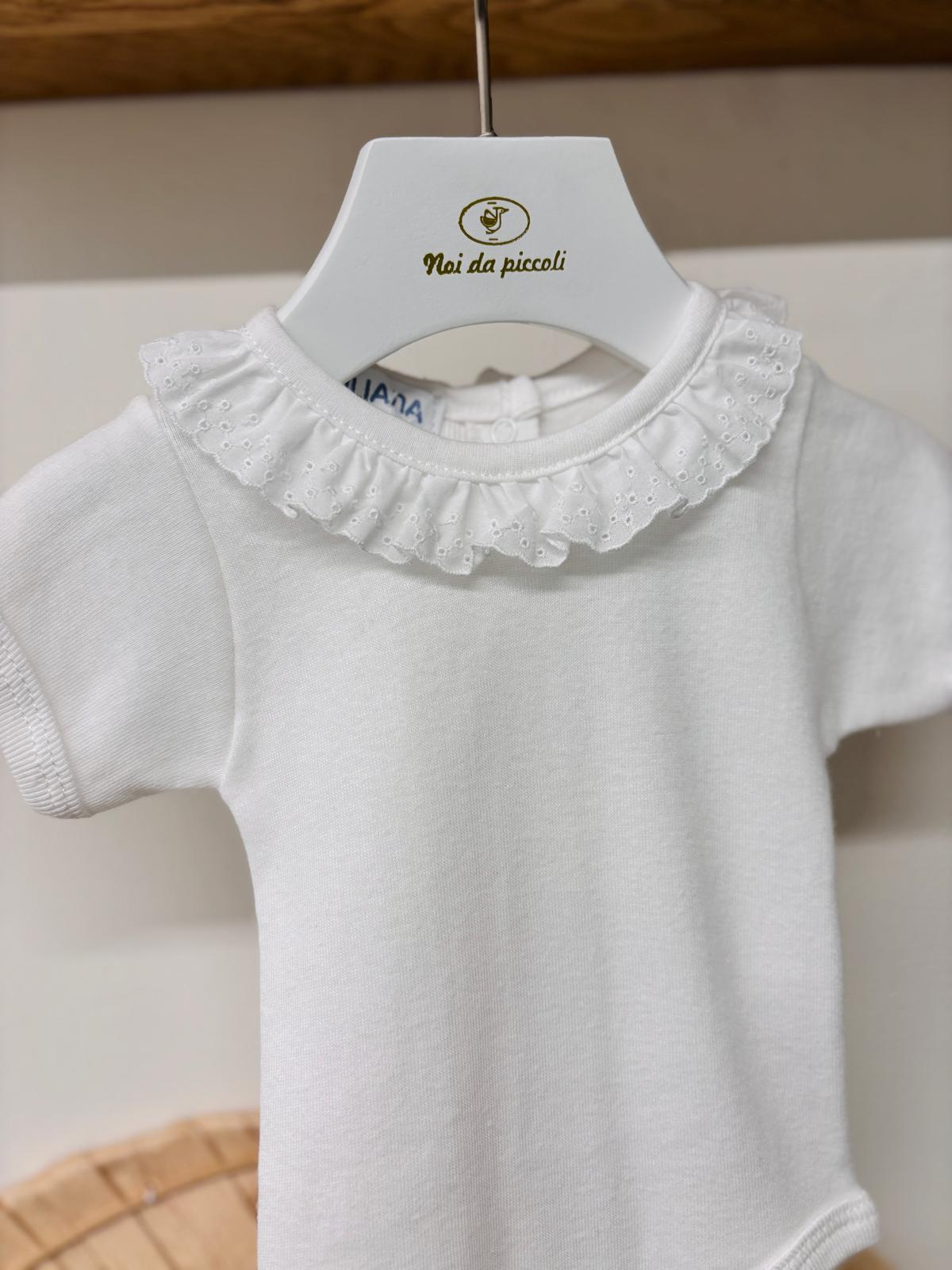 BODY IN COTONE BIANCO - Noi da piccoli