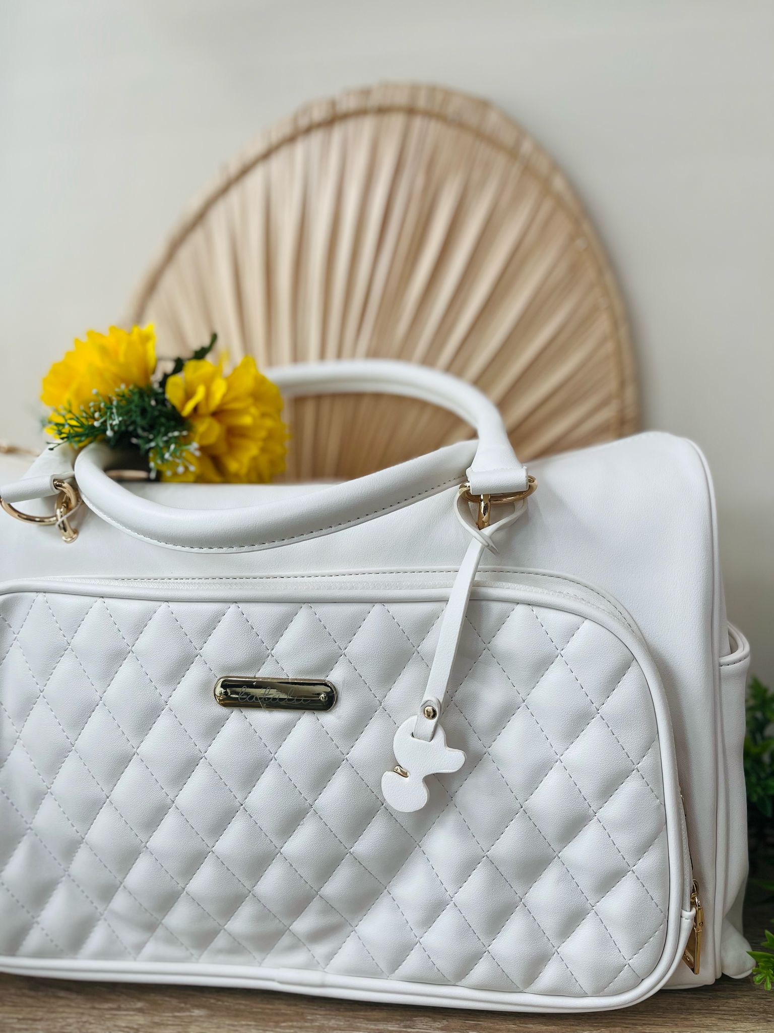 BORSA MATERNITA' BAULETTO BIANCA - Noi da piccoli