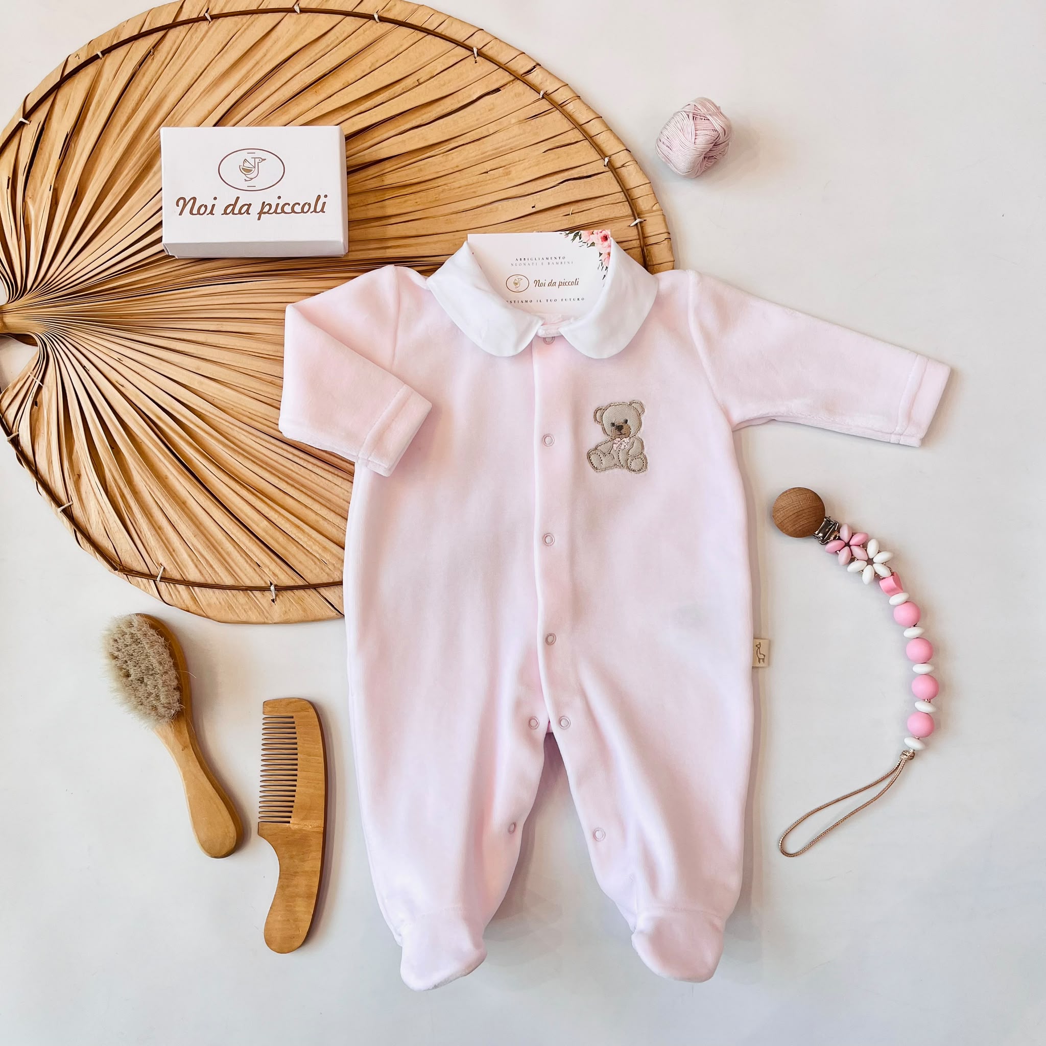 TUTINA ANTIPANICO IN CINIGLIA CON ORSETTO ROSA