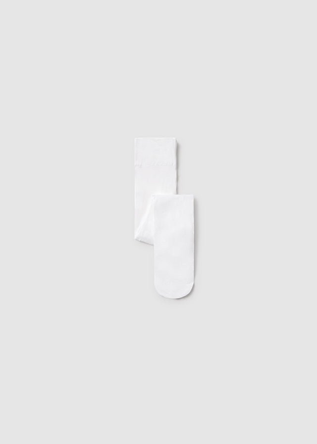 CALZE IN FILANCA CON RICAMINI BIANCO - Noi da piccoli