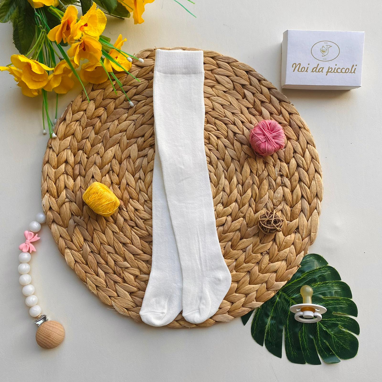 CALZE IN FILATO CALDO FILATO CALDO CRUDO - Noi da piccoli