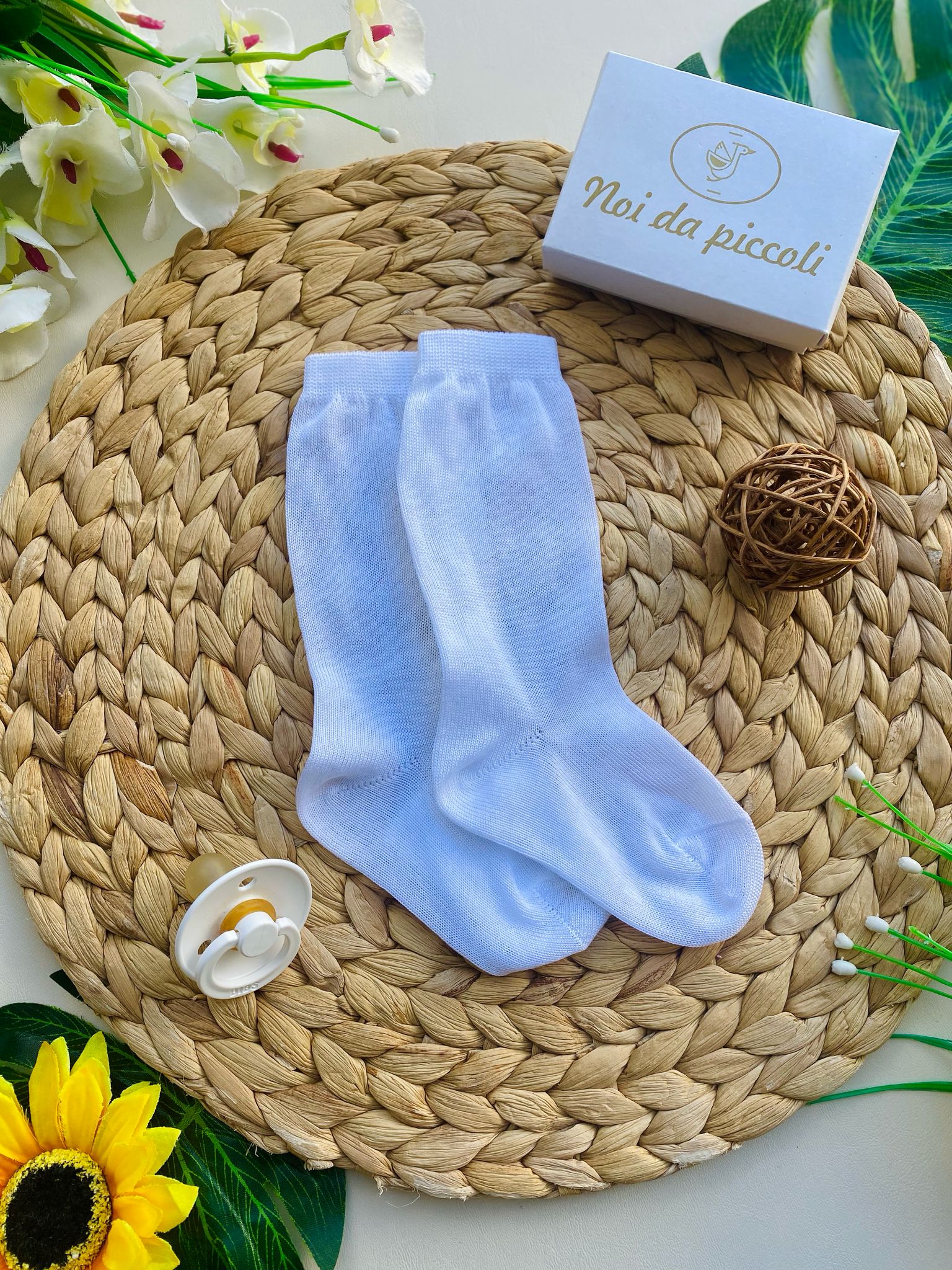 CALZINI ALTI BIANCHI - Noi da piccoli