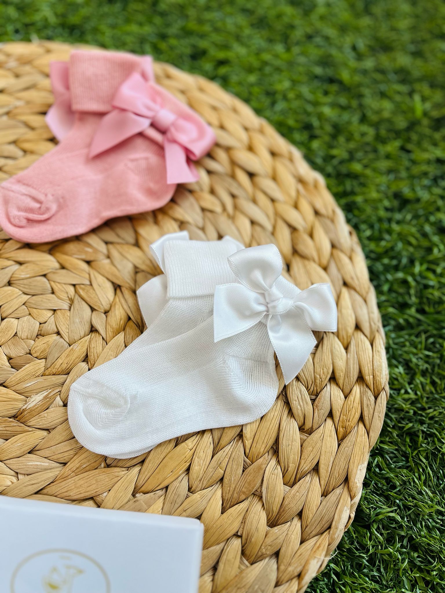 CALZINO CORTO CON FIOCCO IN COTONE - Noi da piccoli