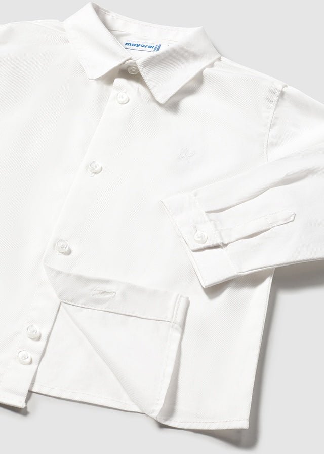 CAMICIA 100% COTONE BIANCO - Noi da piccoli