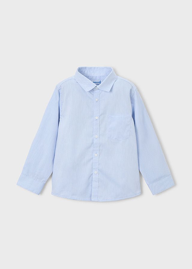 CAMICIA 100% COTONE CIELO - Noi da piccoli