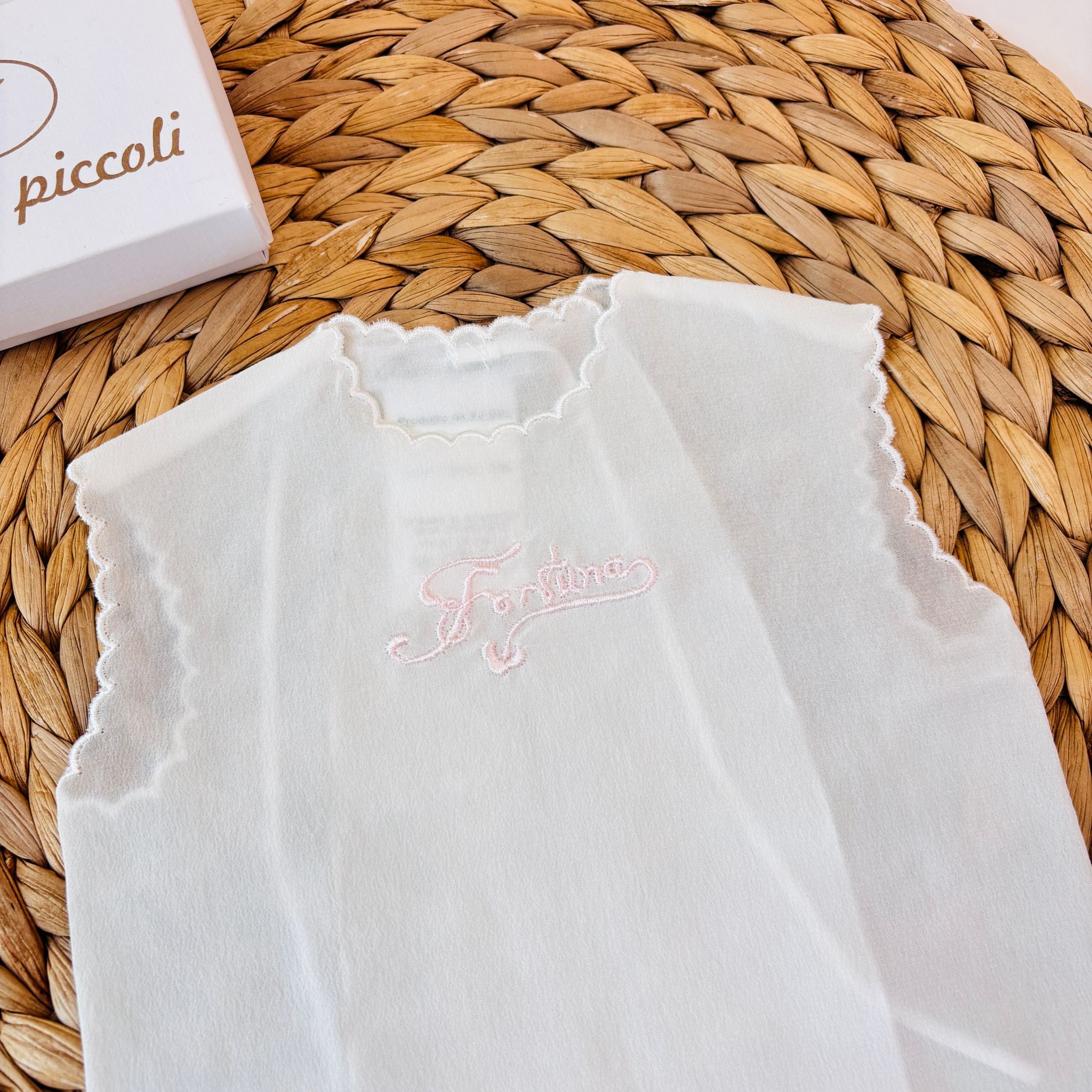 CAMICIA DELLA FORTUNA IN SETA ROSA - Noi da piccoli