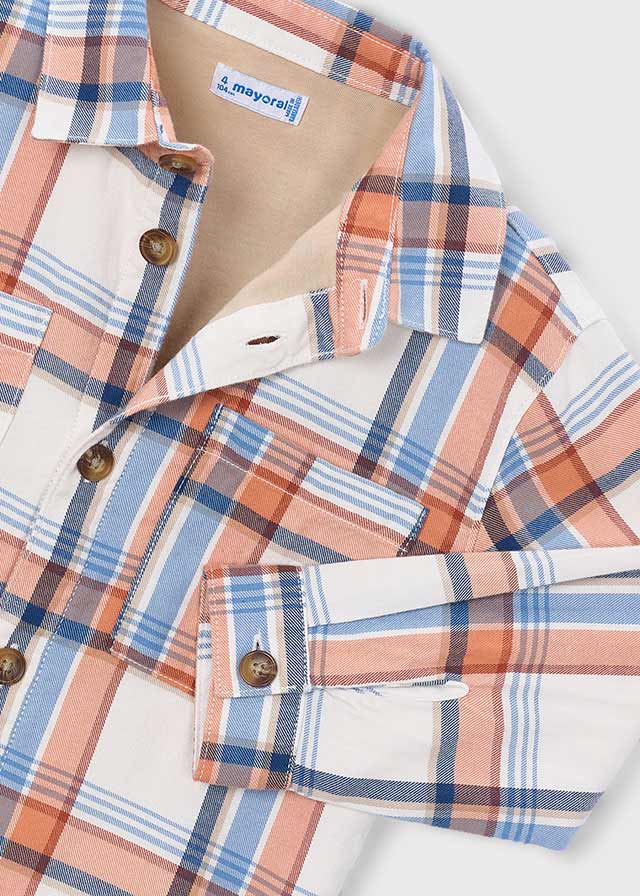 CAMICIA IN COTONE CALDO BIANCO - Noi da piccoli