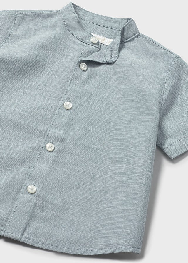 CAMICIA IN COTONE VERDE - Noi da piccoli