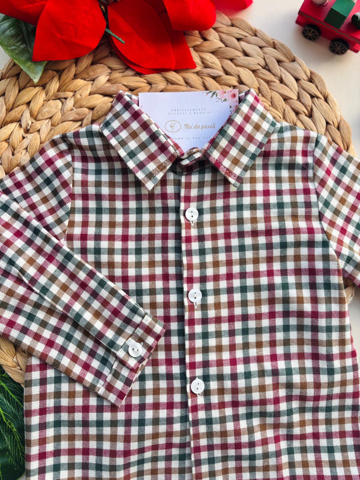 CAMICINA GRANADE COTONE CALDO VARI COLORI - Noi da piccoli