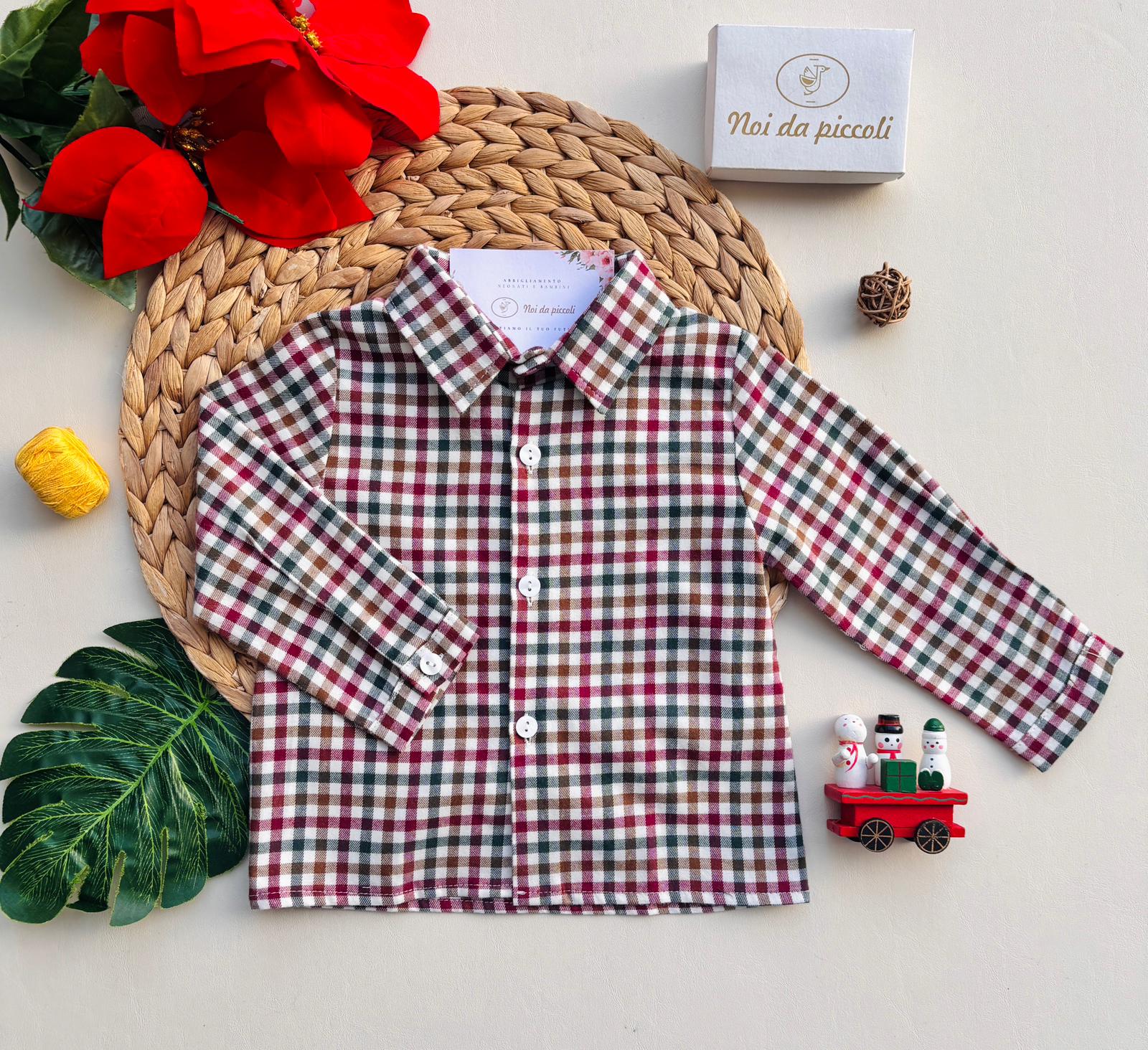 CAMICINA GRANADE COTONE CALDO VARI COLORI - Noi da piccoli