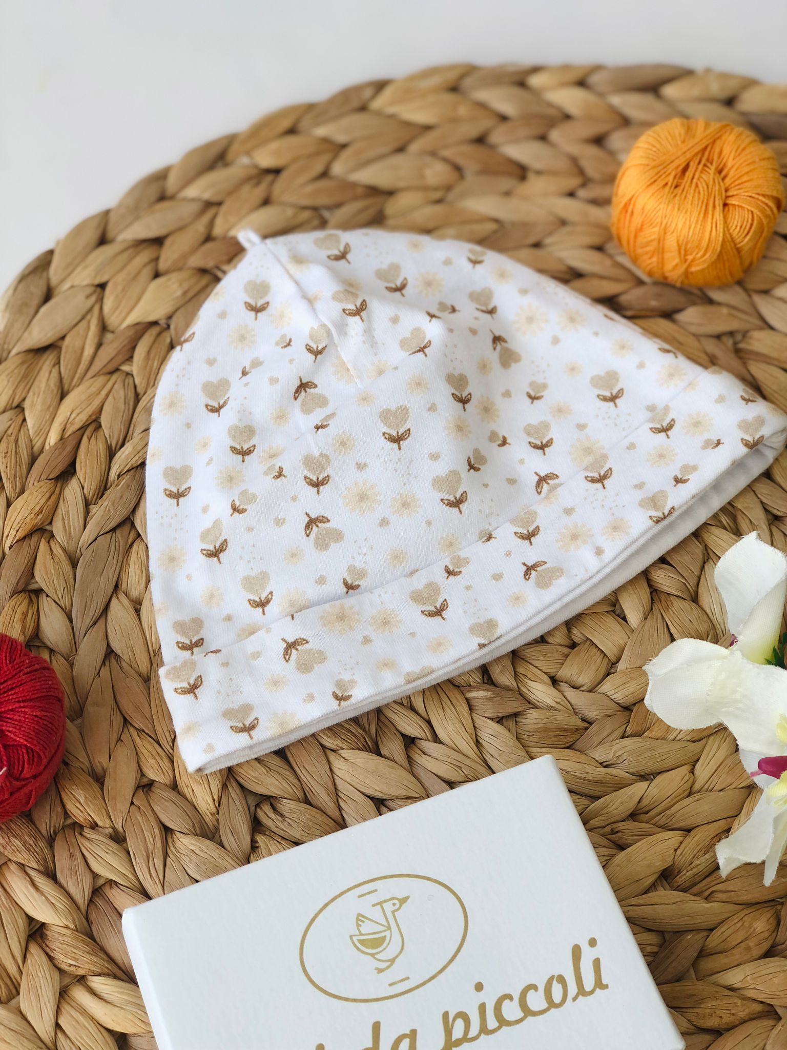 cappellino 100 % COTONE Multicolore - Noi da piccoli