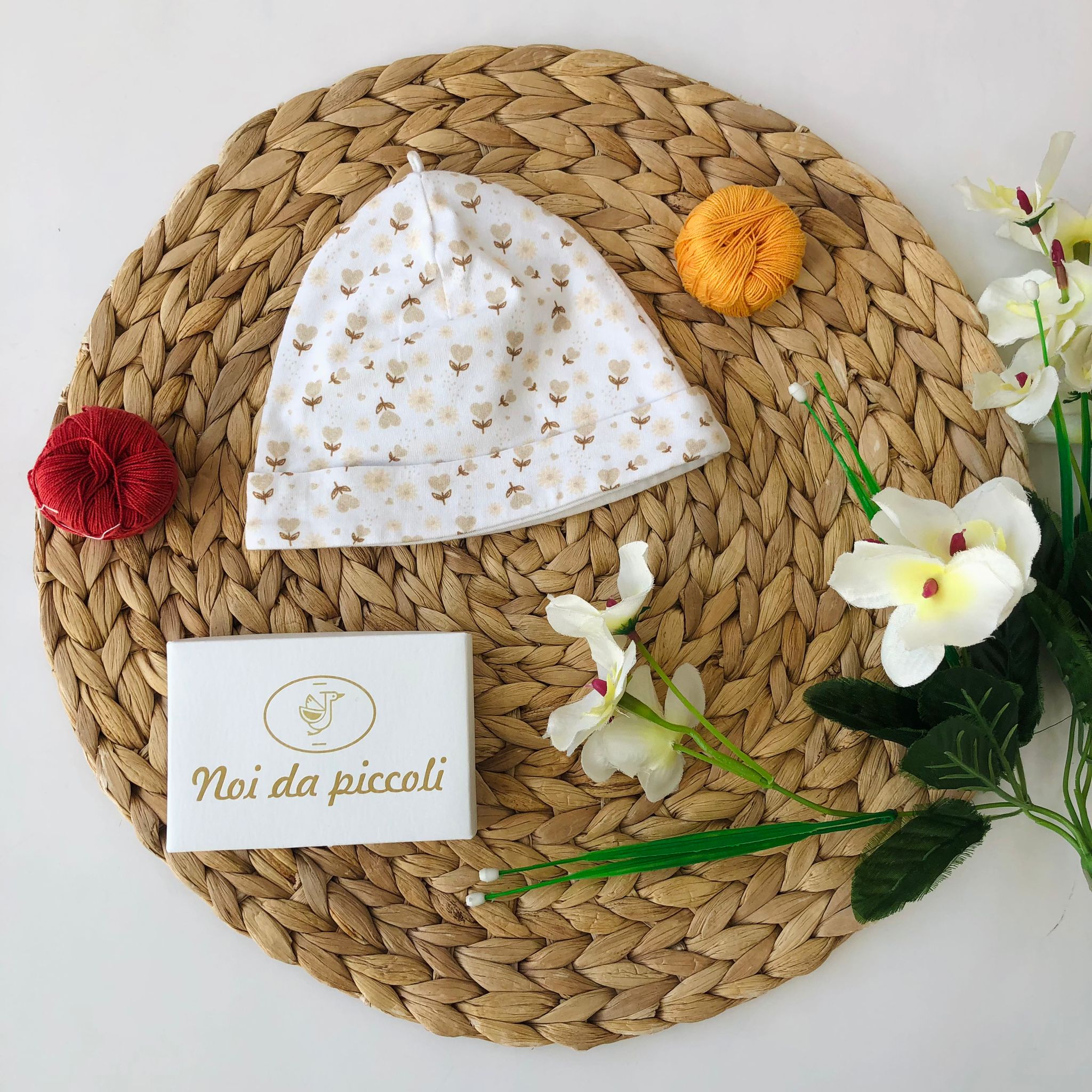 cappellino 100 % COTONE Multicolore - Noi da piccoli