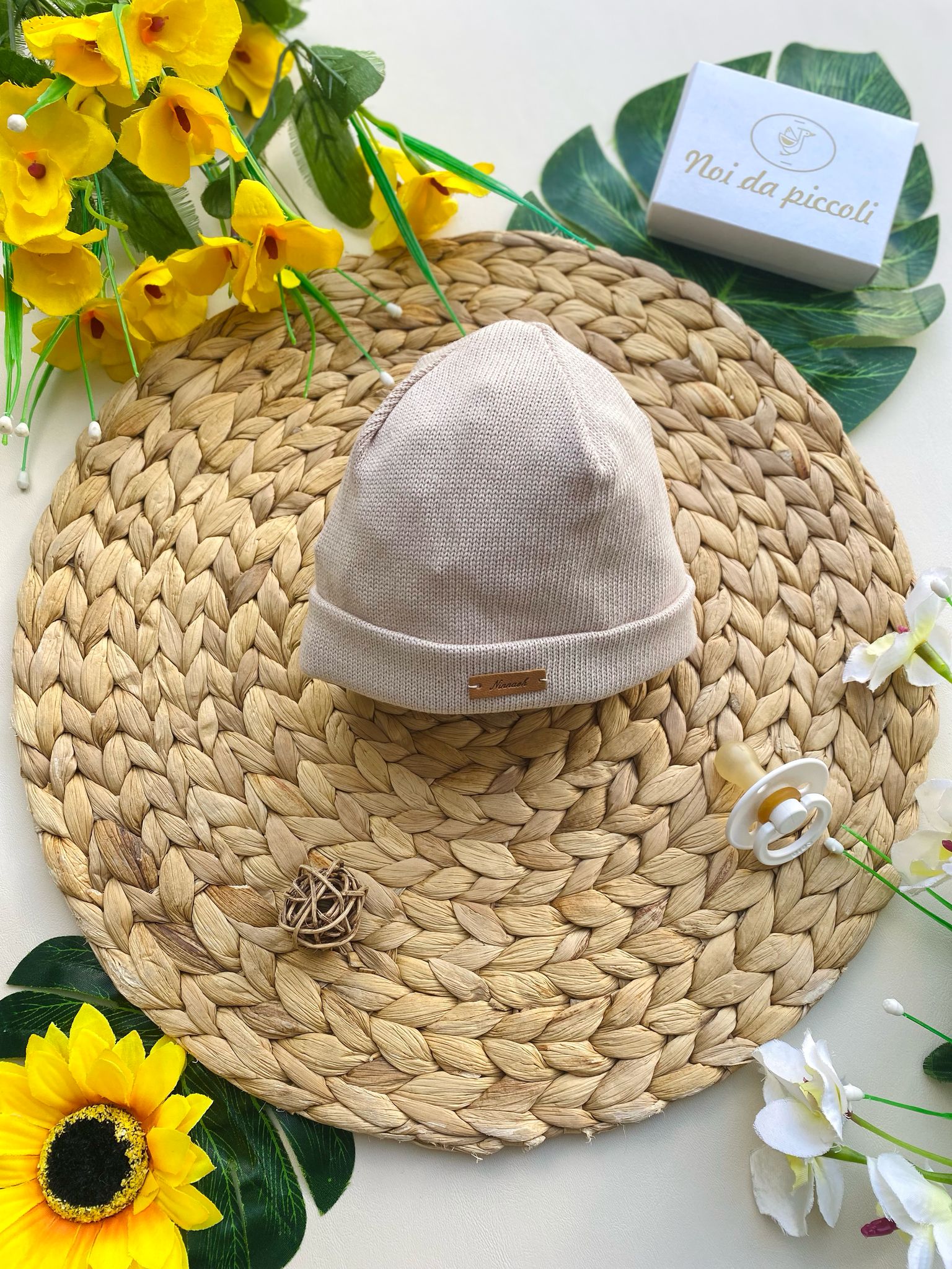 CAPPELLINO BEIGE - Noi da piccoli