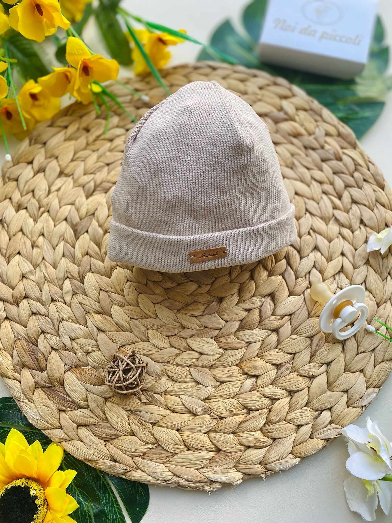 CAPPELLINO BEIGE - Noi da piccoli