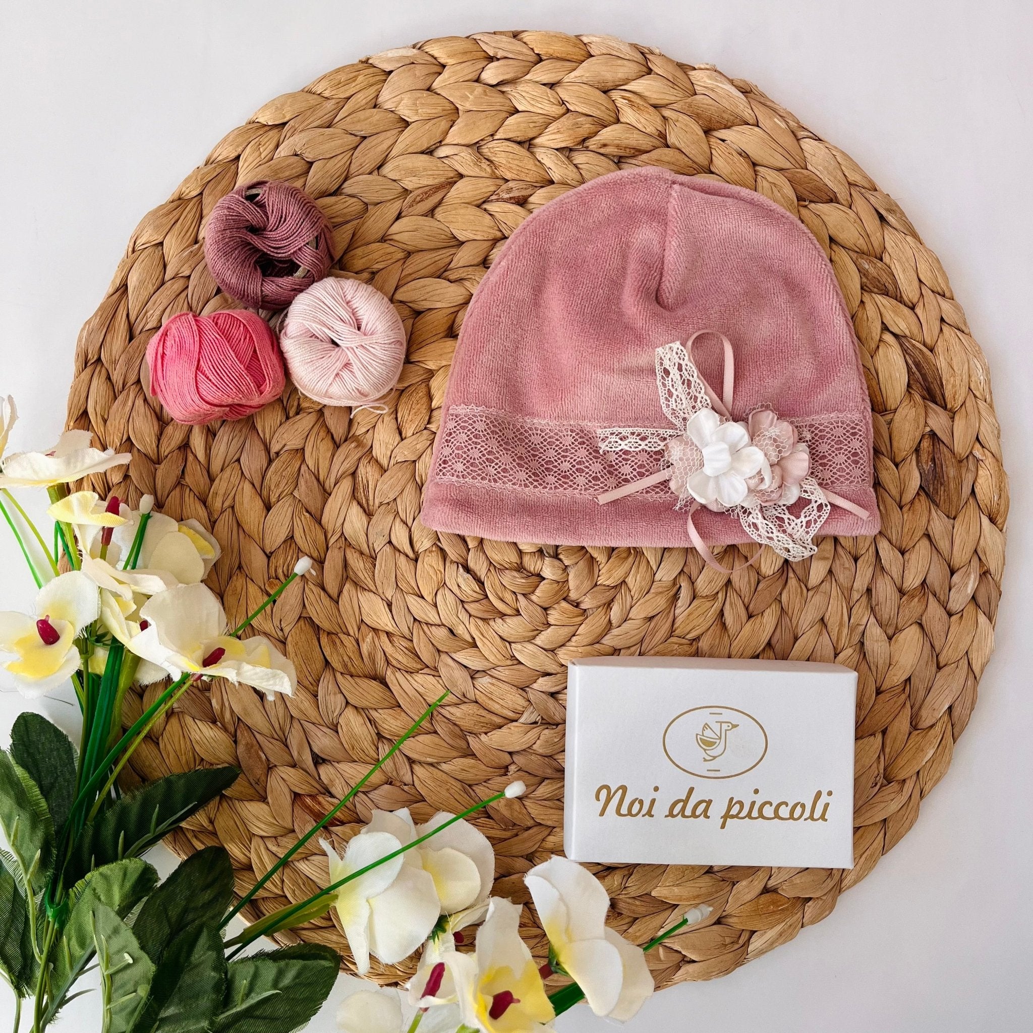 CAPPELLINO CINIGLIA ROSA ANTICO - Noi da piccoli