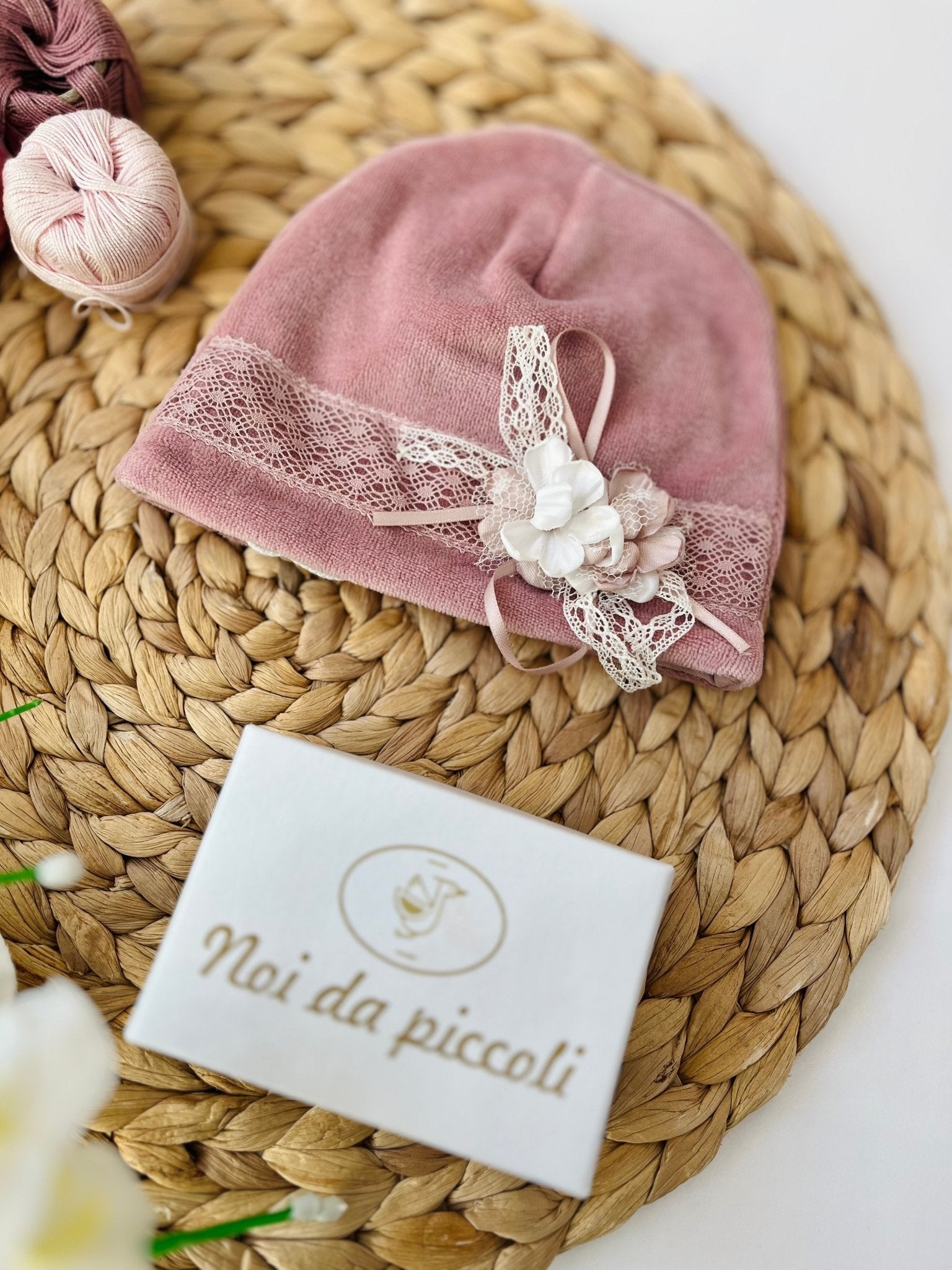 CAPPELLINO CINIGLIA ROSA ANTICO - Noi da piccoli
