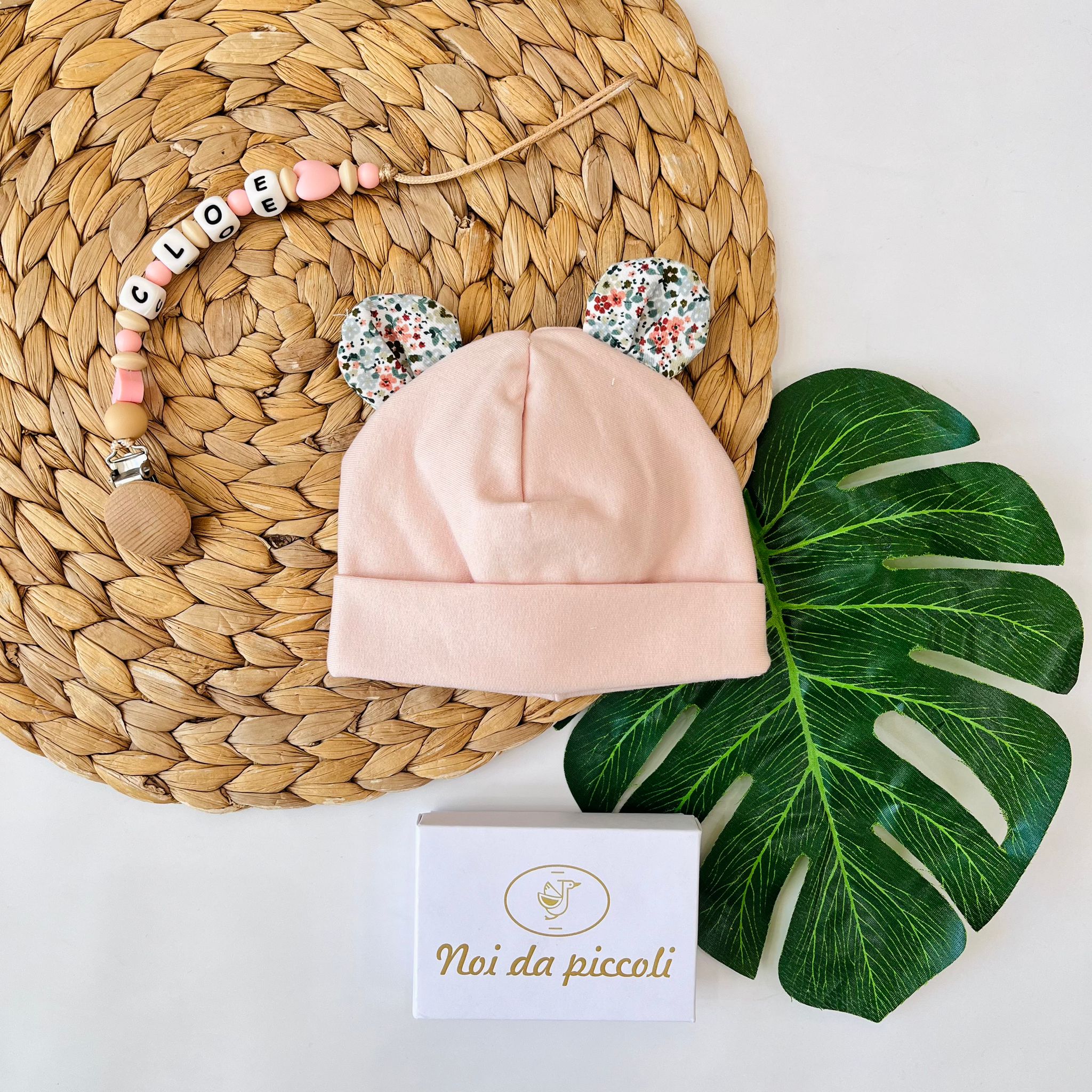 CAPPELLINO CON ORECCHIE ROSA - Noi da piccoli