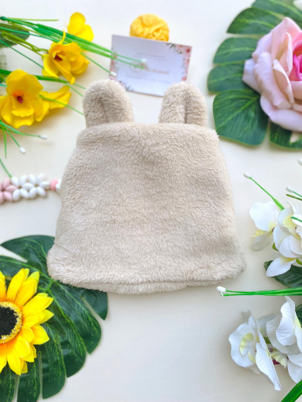 CAPPELLINO IN CINIGLIA BEIGE - Noi da piccoli