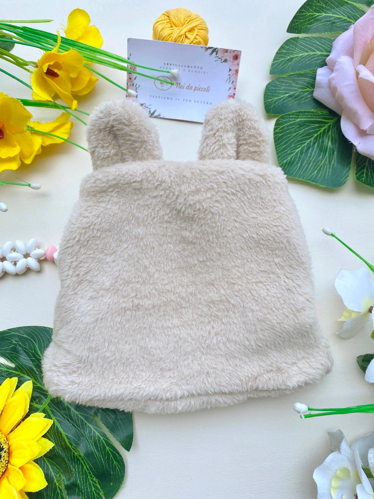 CAPPELLINO IN CINIGLIA BEIGE - Noi da piccoli