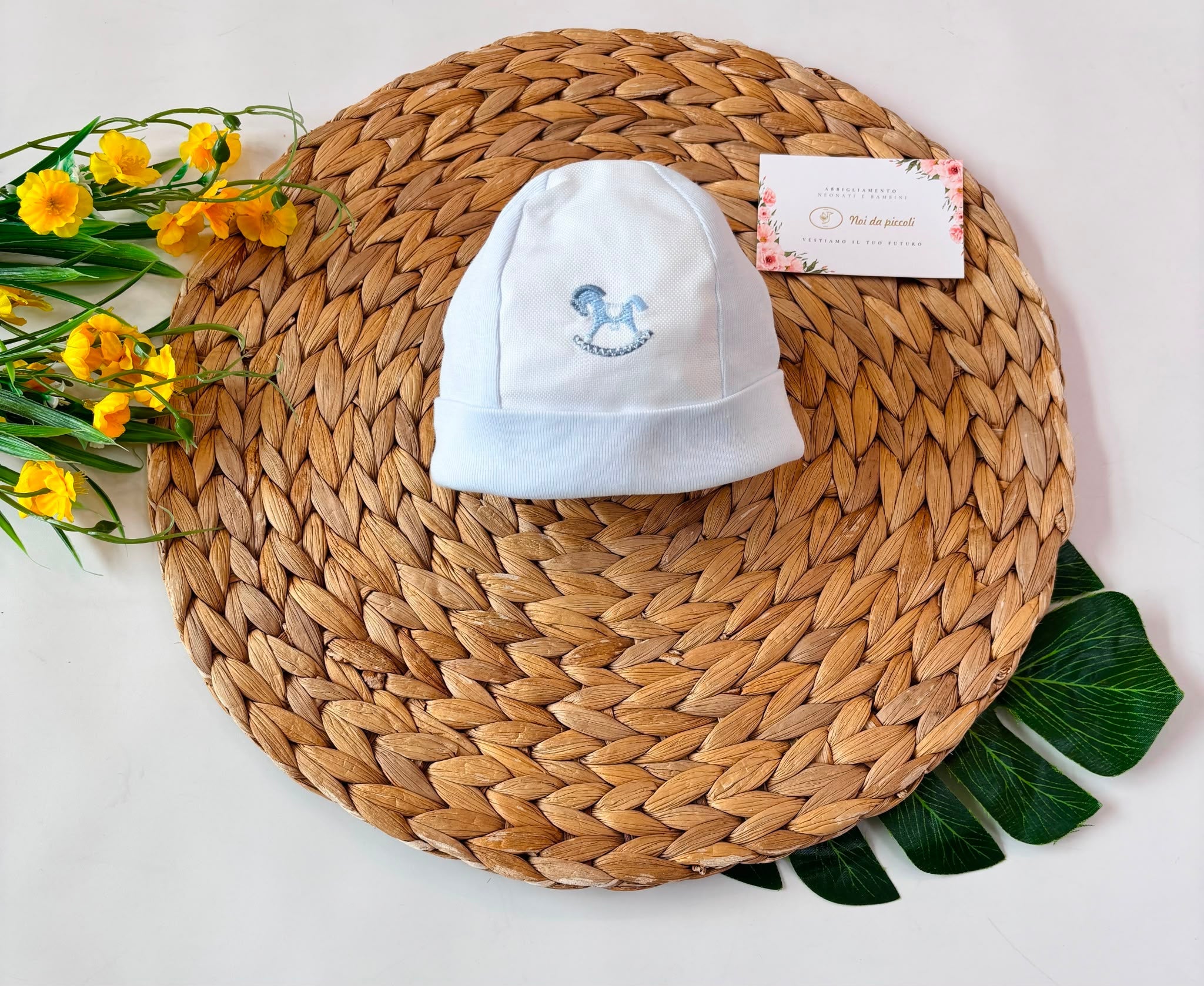cappellino IN CINIGLIA CIELO - Noi da piccoli