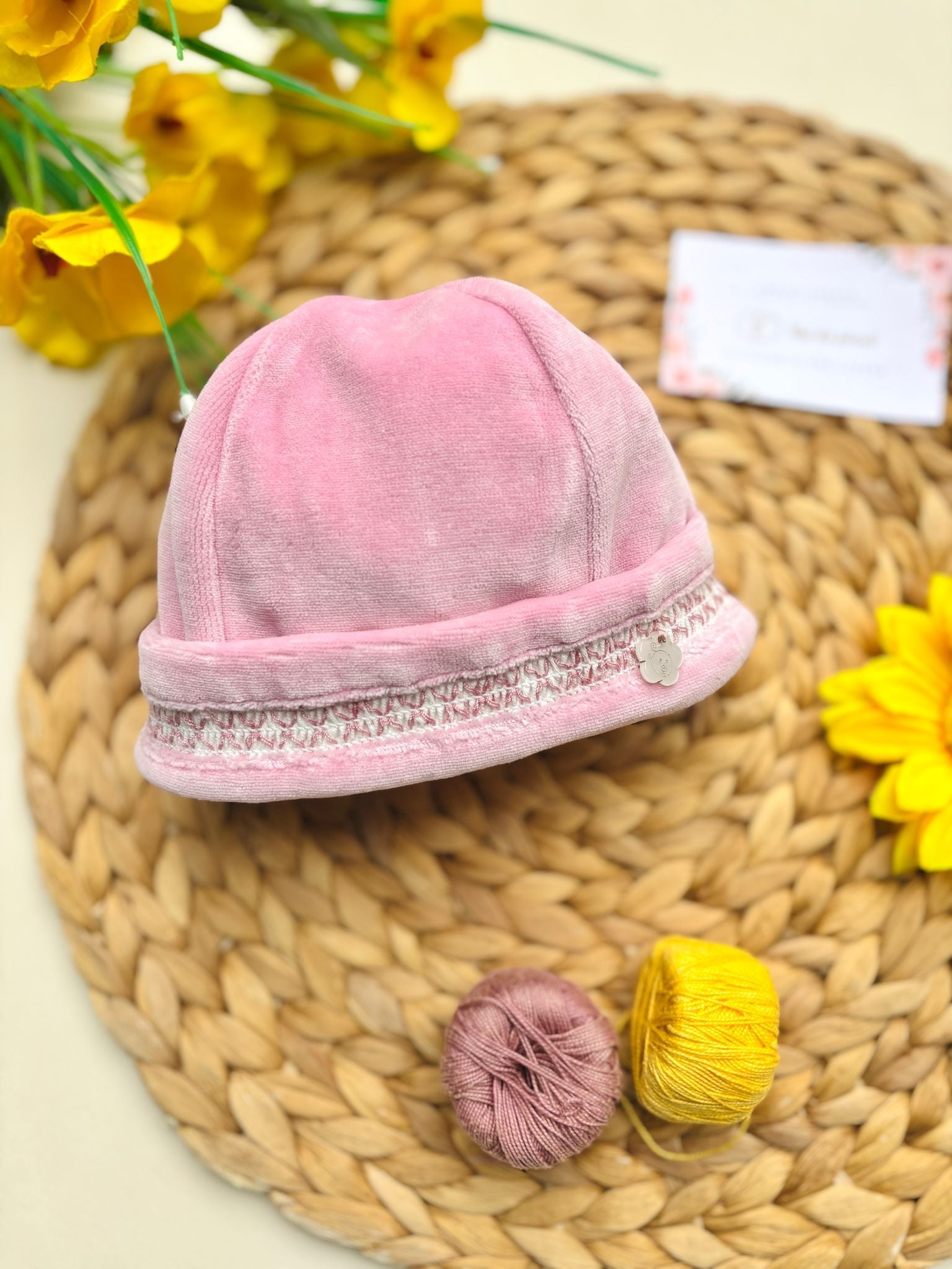CAPPELLINO IN CINIGLIA FUCSIA - Noi da piccoli