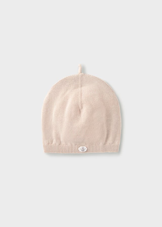 CAPPELLINO IN COTONE BEIGE - Noi da piccoli