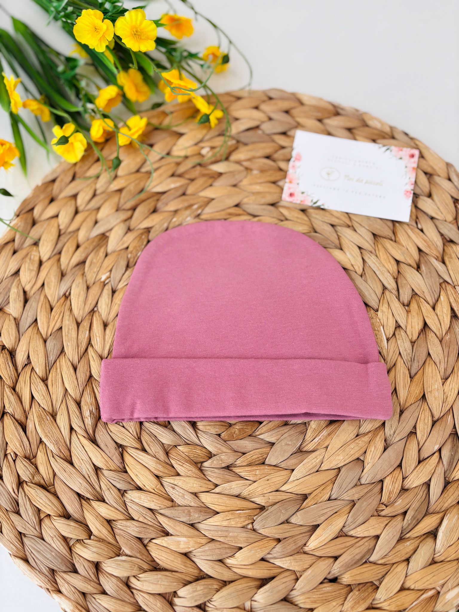 CAPPELLINO IN COTONE CIPOLLA - Noi da piccoli