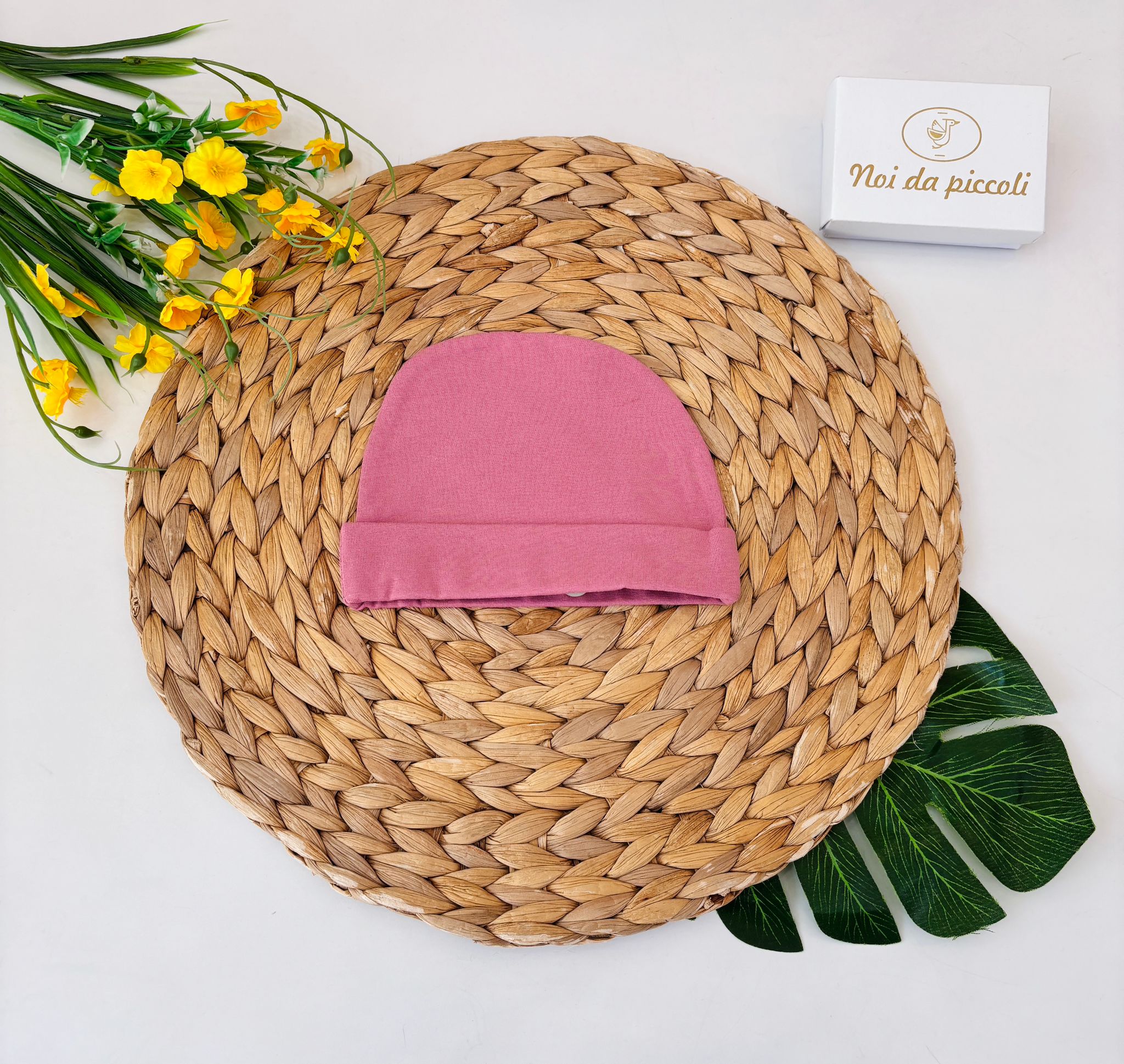 CAPPELLINO IN COTONE CIPOLLA - Noi da piccoli