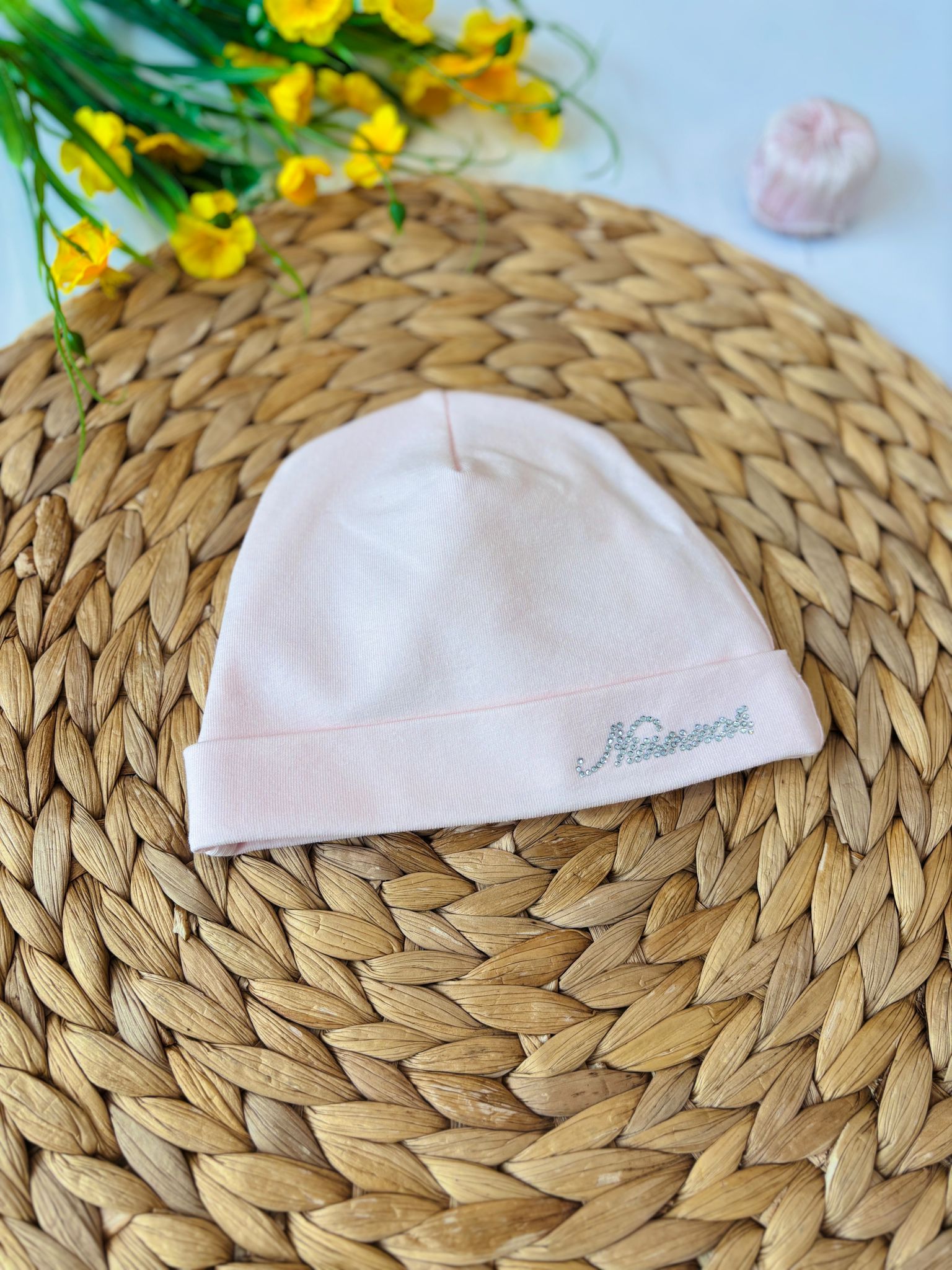 CAPPELLINO IN COTONE ROSA - Noi da piccoli