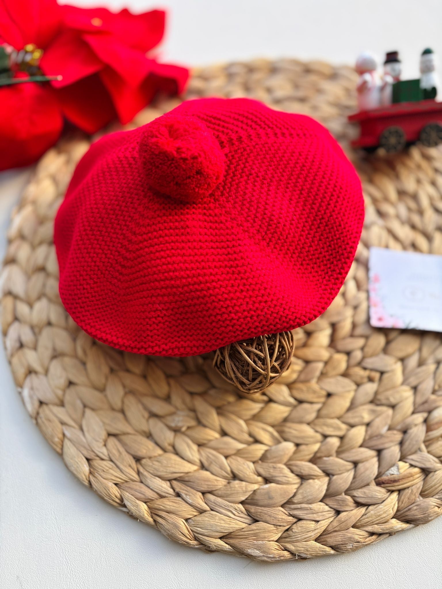 CAPPELLO BASCO rojo - Noi da piccoli