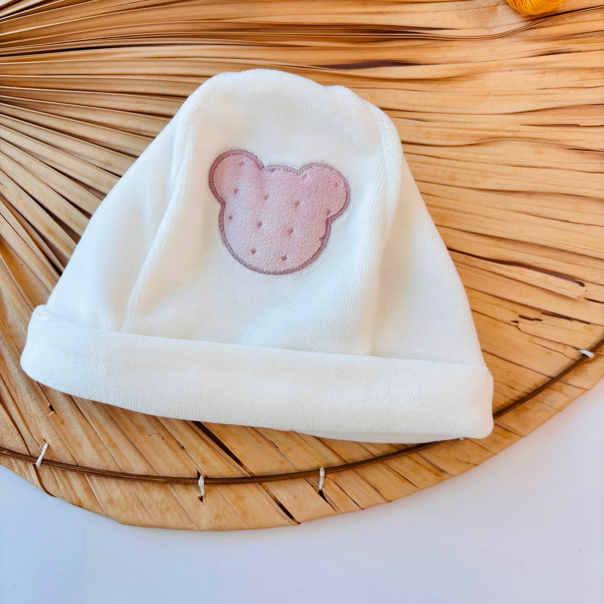 CAPPELLO IN CINIGLIA CON ORSETTO ROSA - Noi da piccoli