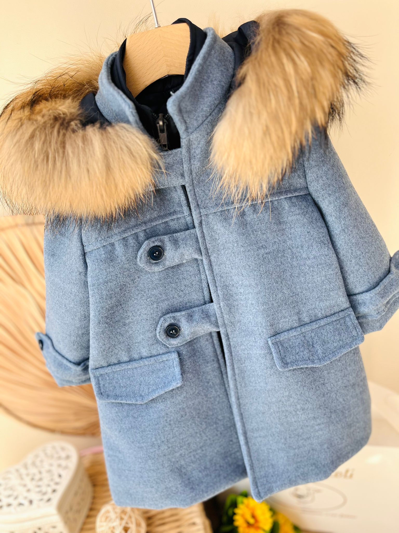 CAPPOTTINO IN PANNO avion - Noi da piccoli