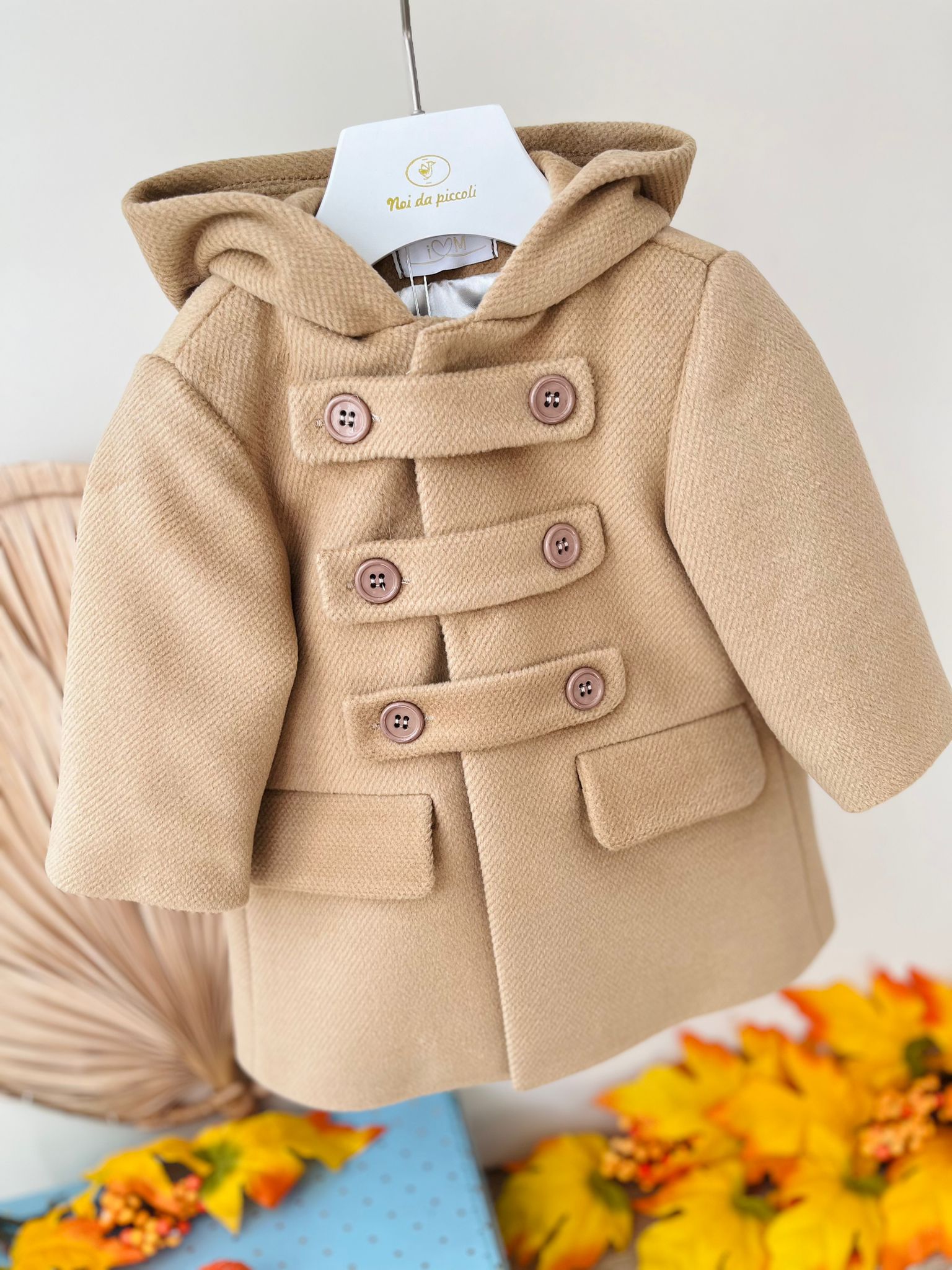 CAPPOTTINO IN PANNO PICCOLO PRINCIPE NOCCIOLA - Noi da piccoli