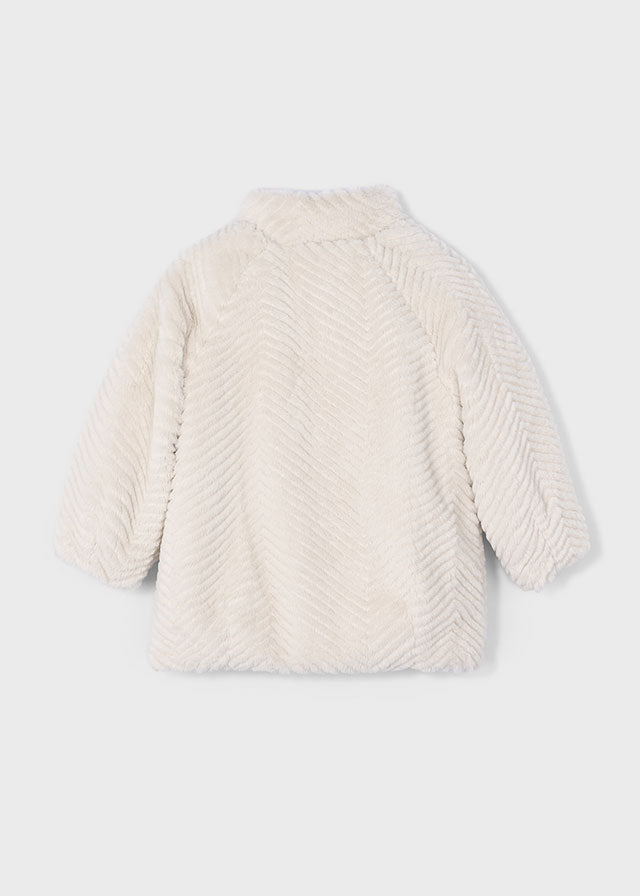 CAPPOTTINO IN PELLICCETTA BEIGE - Noi da piccoli