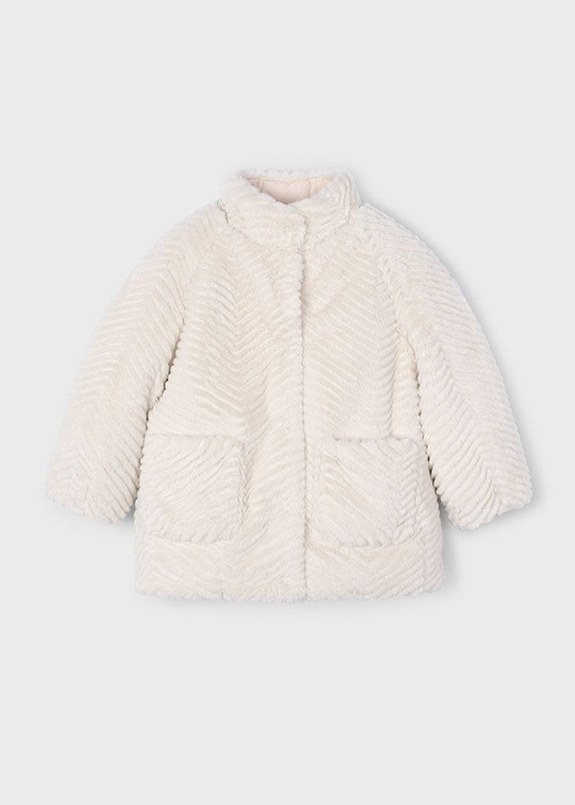 CAPPOTTINO IN PELLICCETTA BEIGE - Noi da piccoli