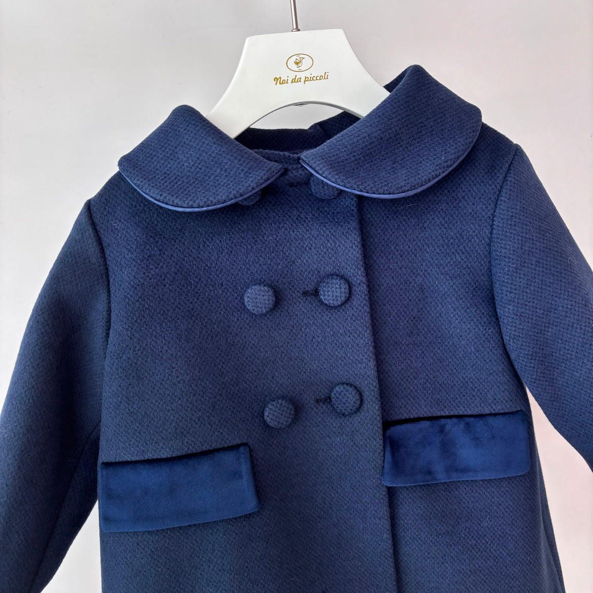 CAPPOTTO IN PANNO BLU - Noi da piccoli