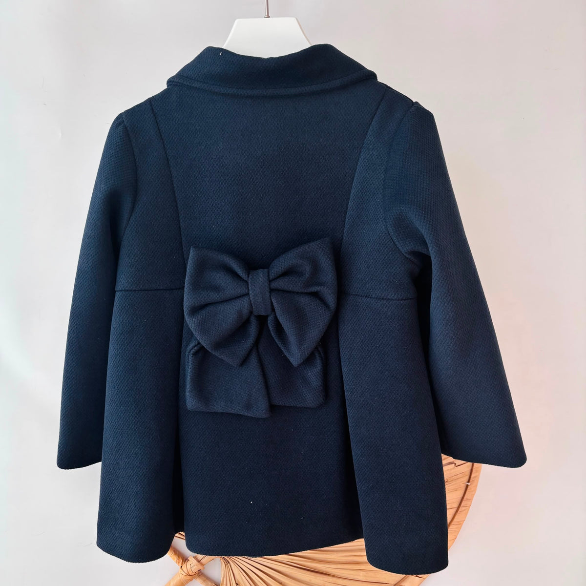 CAPPOTTO in panno British Chic BLU - Noi da piccoli