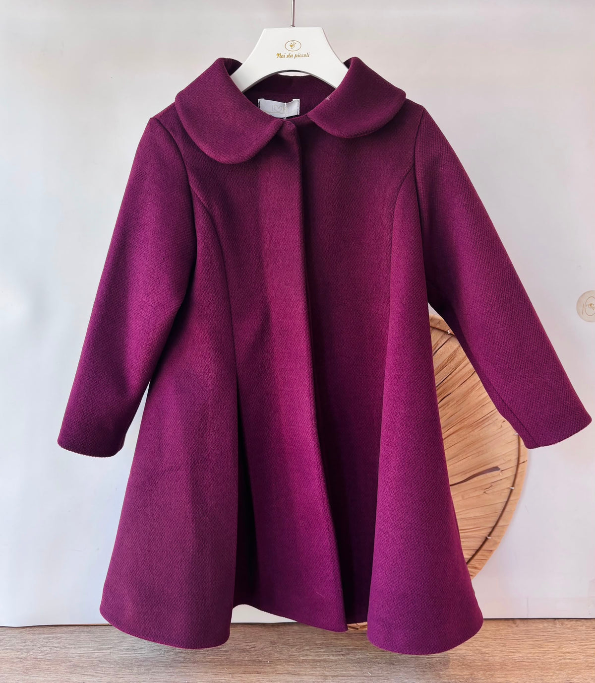 Cappotto in Panno Mygirl Borgogna Isabel - Noi da piccoli