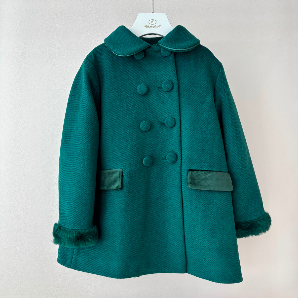 CAPPOTTO IN PANNO VERDE - Noi da piccoli