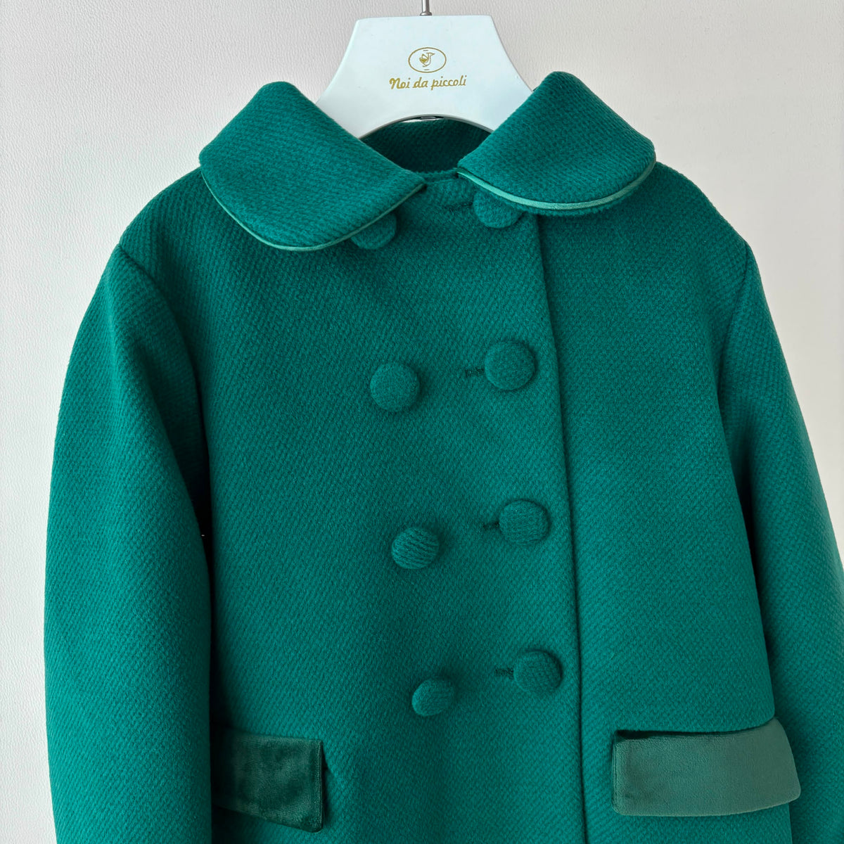CAPPOTTO IN PANNO VERDE - Noi da piccoli